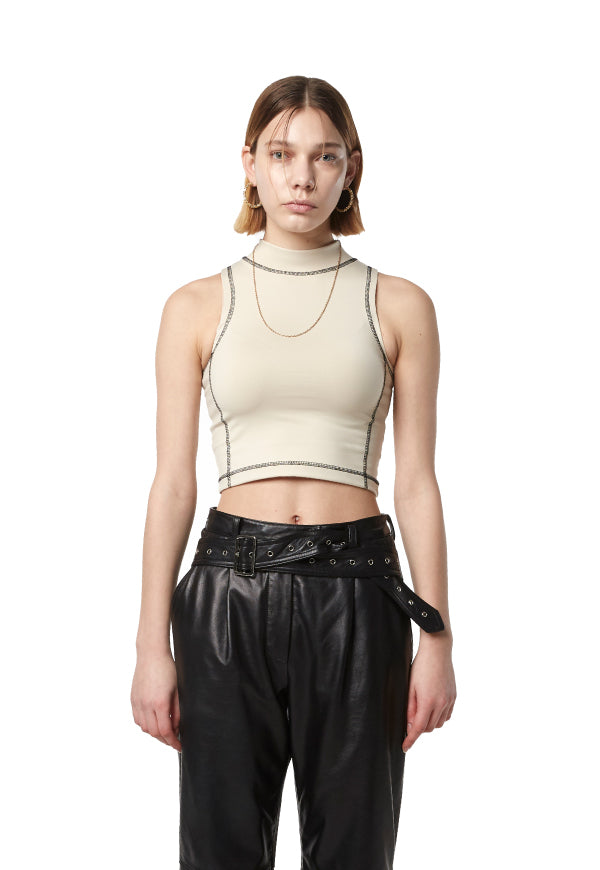 INPREP (インプレップ）ACTIVE CROP TOP (IVORY)