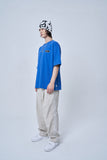 オーワイ(OY) BASIC ROUND LOGO T-BLUE