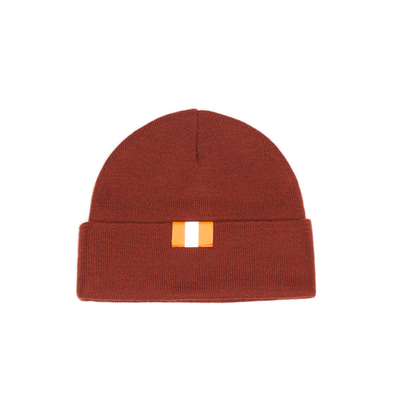 FM91.02 (エフエム91.02)　xPLAY BEANIE ORANGE BROWN
