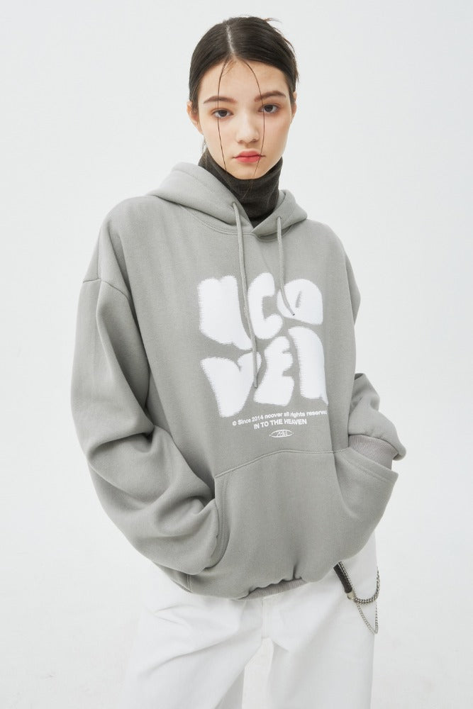 NCOVER（エンカバー）POINTAGE LOGO HOODIE-GREY