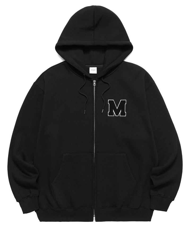 mahagrid (マハグリッド) M LOGO FULL-ZIP HOODIE [BLACK]