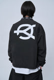 オーワイ(OY) CHECK LOGO REVERSIBLE JACKET-BLACK