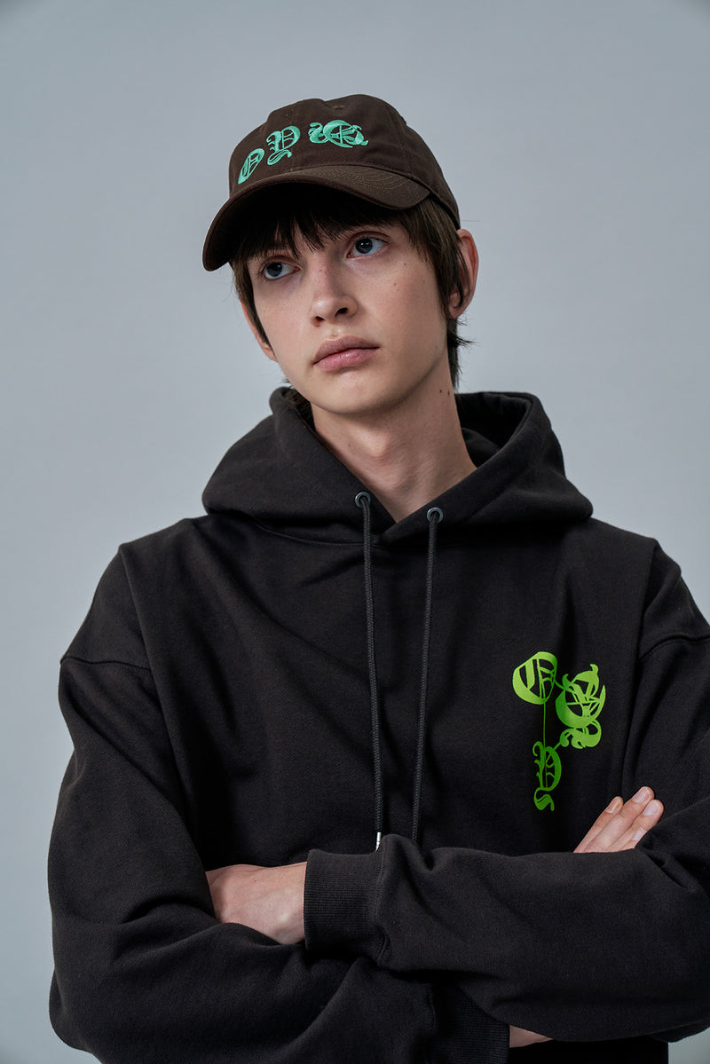 オーワイ(OY) DEVIL LOGO CAP-BROWN