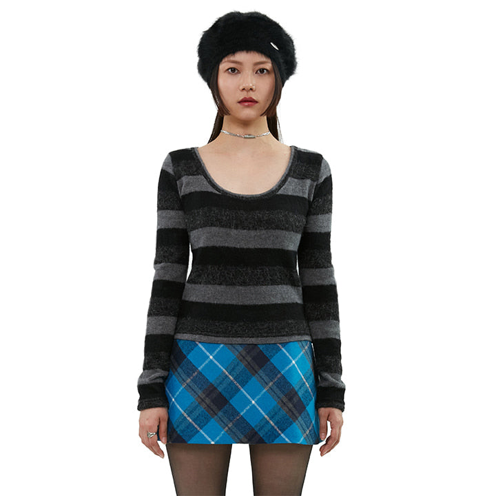 curetty (キュリティー)  C STRIPE BASIC T-SHIRT_BLACK