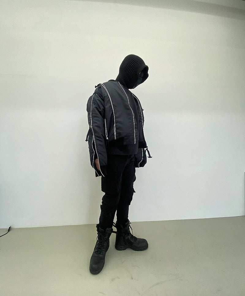 トレンディウビ(Trendywoobi) Multi zipper Bomber