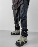 トレンディウビ(Trendywoobi) Tr leather jogger pants