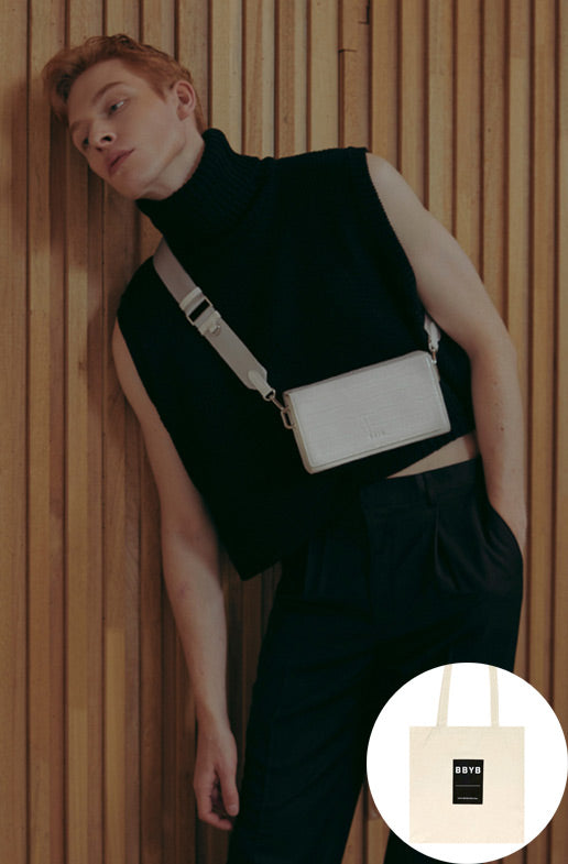 BBYB(ビービーワイビー) Mio Unisex Cross Bag (Titanium White)