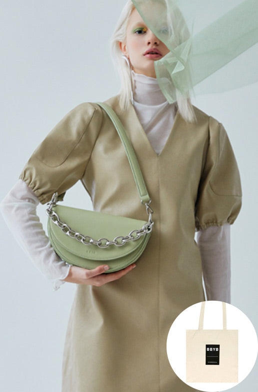 BBYB(ビービーワイビー) Atti Saddle Cross Bag (Muted Lime)