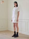 TMO BY 13MONTH（ティーエムオーバイサーティンマンス）BASIC HALF SLEEVE T-SHIRT (WHITE)