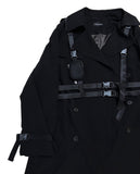 トレンディウビ(Trendywoobi) Tr Black strap trenchcoat ver.2