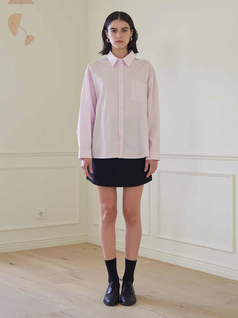 TMO BY 13MONTH（ティーエムオーバイサーティンマンス）CASUAL SHIRT (PINK)