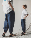 ダブルユーブイプロジェクト(WV PROJECT) Rocky Banding Cool Balloon Pants Navy CJLP7492