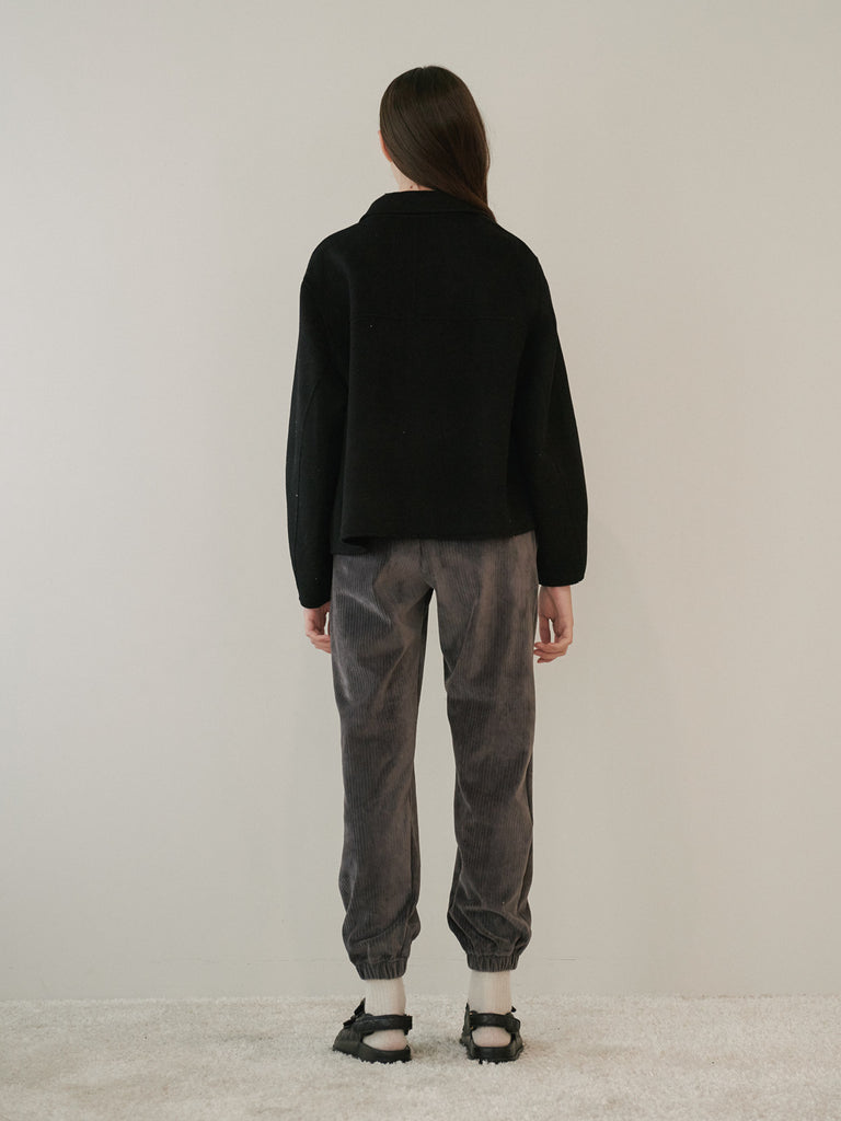 TMO BY 13MONTH（ティーエムオーバイサーティンマンス）CORDUROY JOGGER PANTS (CHARCOAL)
