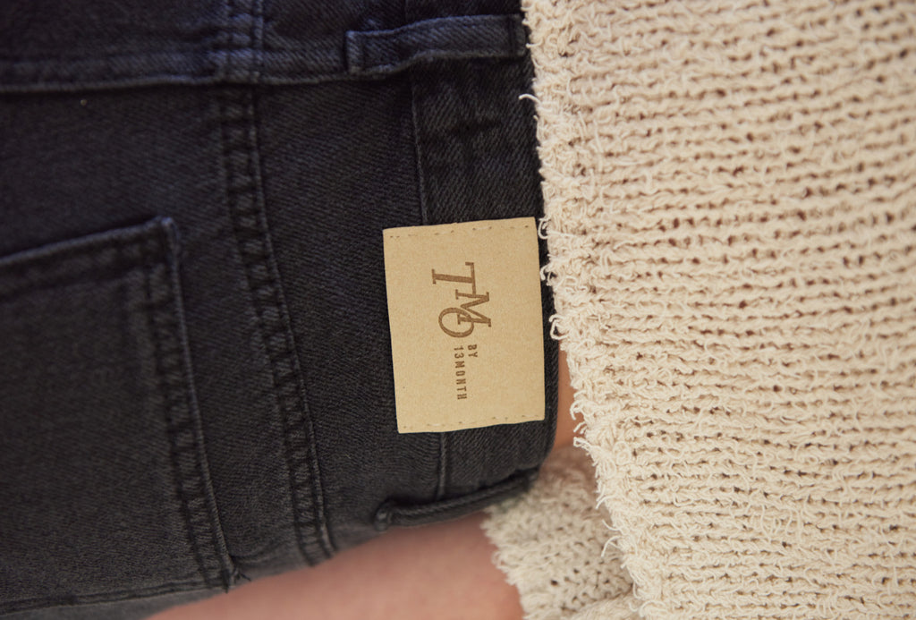 TMO BY 13MONTH（ティーエムオーバイサーティンマンス）CUTOFF DENIM SHORTS (BLACK)