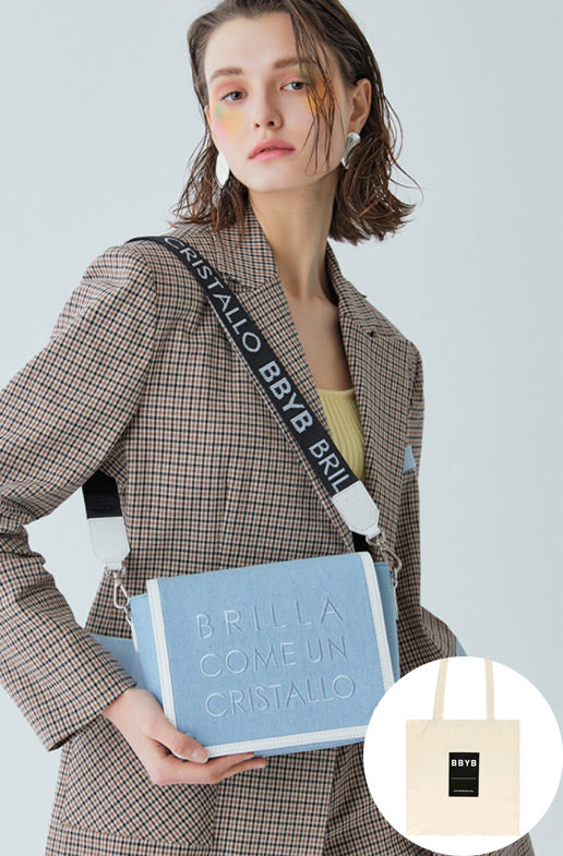 BBYB(ビービーワイビー) MARCE Shoulder Bag Denim (Light Blue)