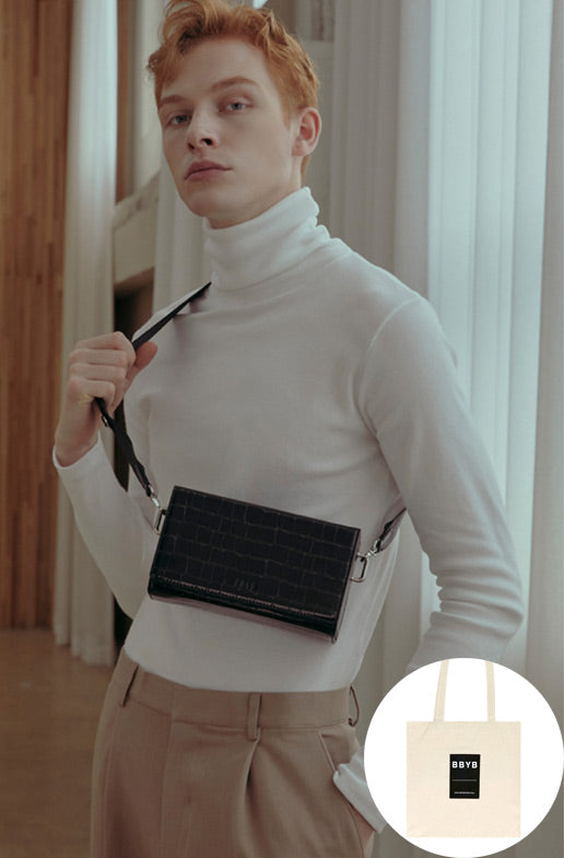 BBYB(ビービーワイビー) Mio Unisex Cross Bag (Jade Black)