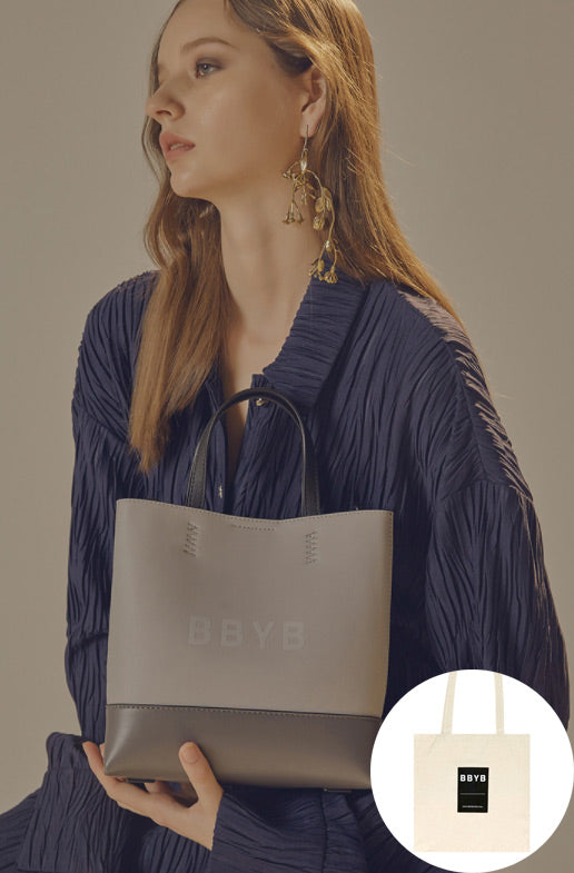 BBYB(ビービーワイビー) BRUNI Small Tote Bag (Neutral Grey)