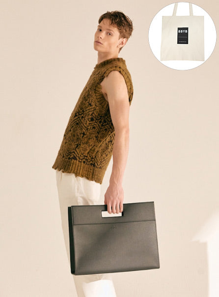 BBYB(ビービーワイビー) Lucio Unisex Tote Bag (Jade Black)