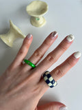 Nff(エヌエフエフ) 	 color point ring_ green