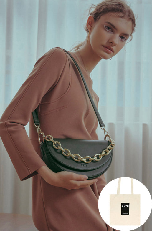 BBYB(ビービーワイビー) Atti Saddle Cross Bag (Kale Green)