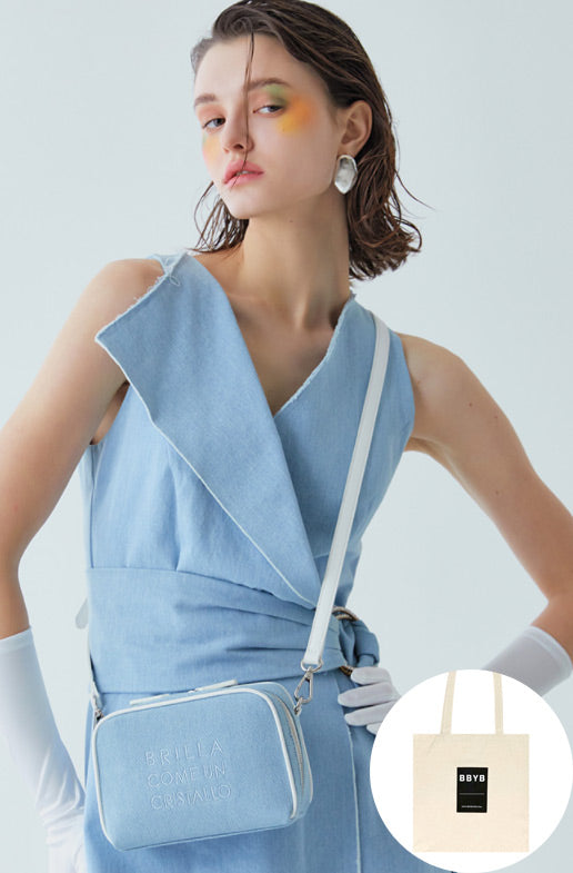 BBYB(ビービーワイビー) MARCE Mini Bag Denim (Light Blue)