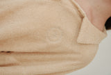 TMO BY 13MONTH（ティーエムオーバイサーティンマンス）FLEECE COLLARED POLO SHIRT (BEIGE)