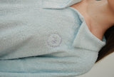 TMO BY 13MONTH（ティーエムオーバイサーティンマンス）FLEECE COLLARED POLO SHIRT (LIGHT BLUE)