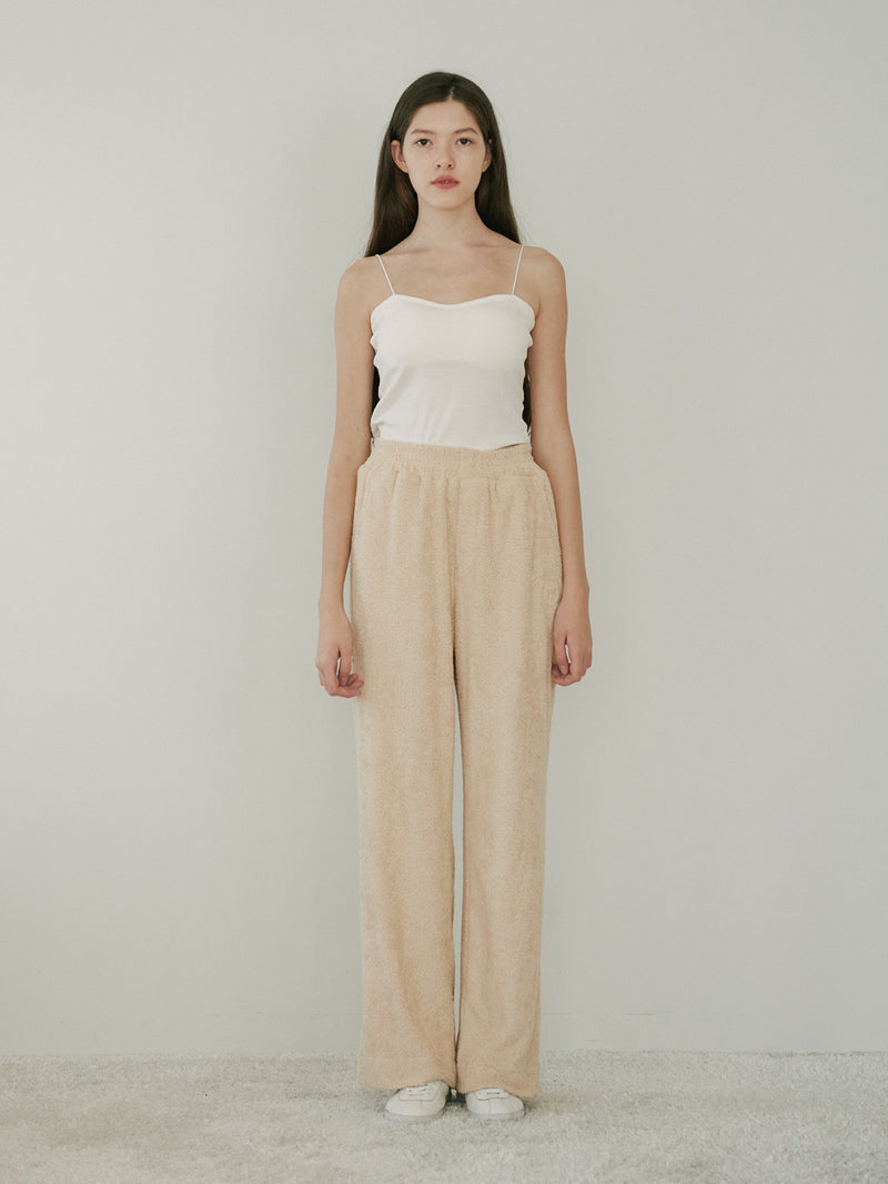 TMO BY 13MONTH（ティーエムオーバイサーティンマンス）FLEECE PANTS (BEIGE)