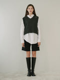 TMO BY 13MONTH（ティーエムオーバイサーティンマンス）FLEECE VEST (CHARCOAL)