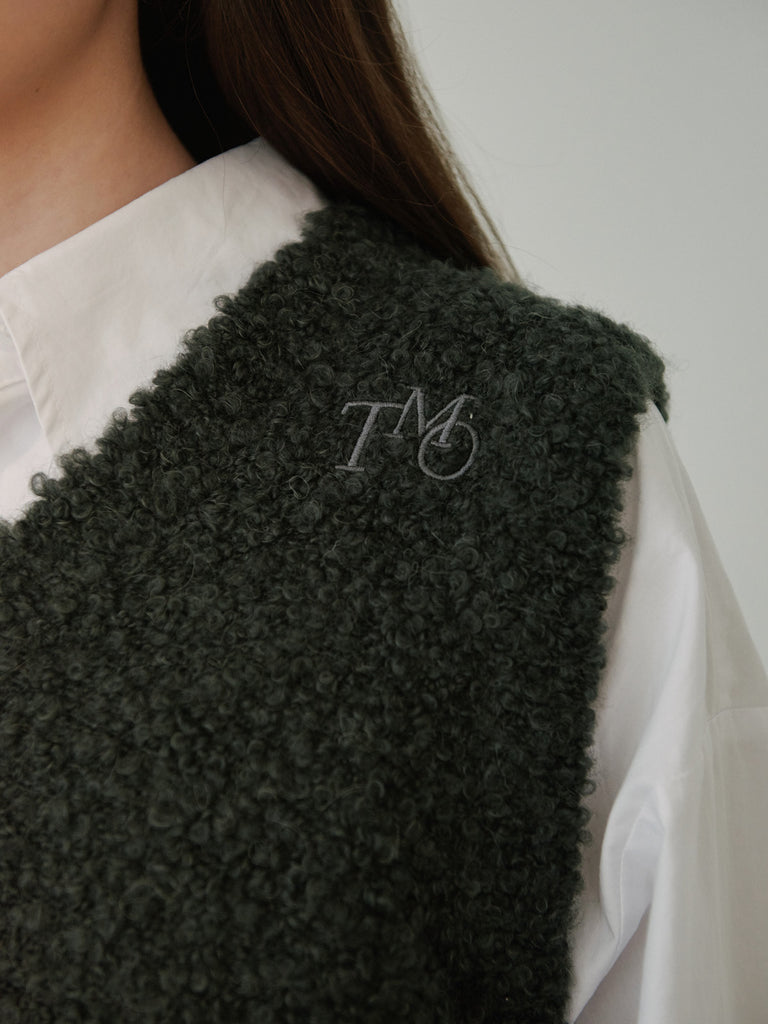 TMO BY 13MONTH（ティーエムオーバイサーティンマンス）FLEECE VEST (CHARCOAL)