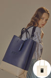 BBYB(ビービーワイビー) BRUNI Unisex Tote Bag (Peony Navy)