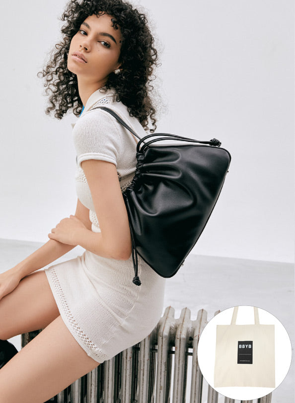 BBYB(ビービーワイビー) Balloon (M) Shoulder Bag (Jade Black)