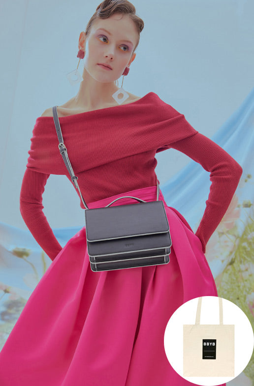 BBYB(ビービーワイビー)  Heather Bag (Jade Black)