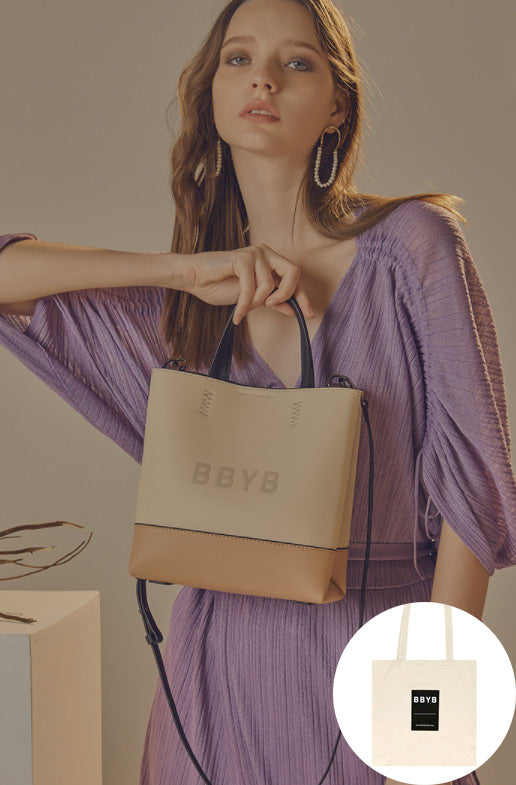 BBYB(ビービーワイビー) BRUNI Small Tote Bag (Butter Cream)