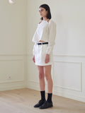 TMO BY 13MONTH（ティーエムオーバイサーティンマンス）HALTER NECK BLOUSE (WHITE)