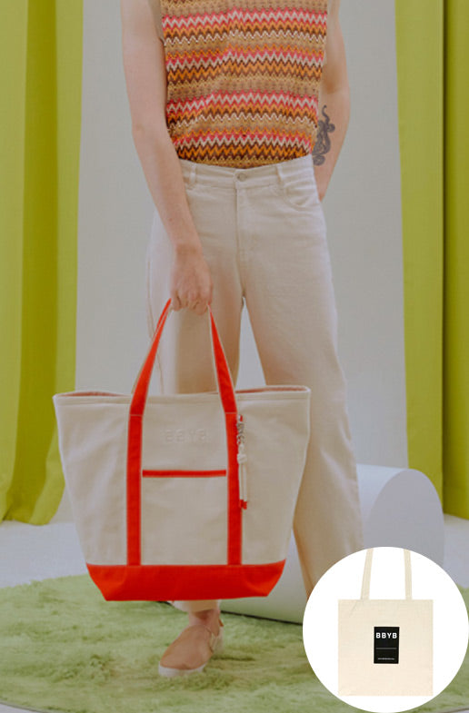 BBYB(ビービーワイビー) Tropical Market Bag (Extra-large) Red