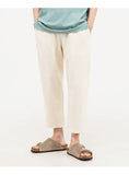 JEMUT (ジェモッ) Crop Linen Wide Pants 4COLOR IVORY HJLP2122