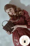 BBYB(ビービーワイビー) Tindy Tweed Square Bag (Red)