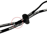 ベーシックコットン(BASIC COTTON) BCN String Hood - Black