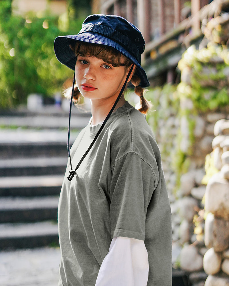 ダブルユーブイプロジェクト(WV PROJECT) Town Pigment short-sleeved shirt LightKhaki JIST7505