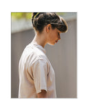 ダブルユーブイプロジェクト(WV PROJECT) Town Pigment short-sleeved shirt LightBeige JIST7505