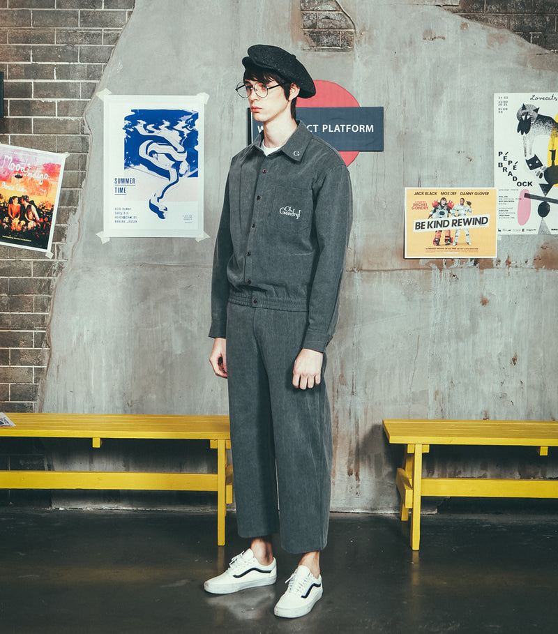 ダブルユーブイプロジェクト(WV PROJECT) Mama Banding Wide Pants CHARCOAL JJLS7063