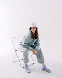 ダブルユーブイプロジェクト(WV PROJECT) Suffled sweatshirt Ash Mint JJMT7468