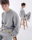 ダブルユーブイプロジェクト(WV PROJECT) Suffled sweatshirt Grey JJMT7468