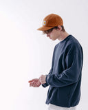 ダブルユーブイプロジェクト(WV PROJECT) Suffled sweatshirt Navy JJMT7468