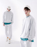 ダブルユーブイプロジェクト(WV PROJECT) Suffled sweatshirt WhiteOatmeal JJMT7468