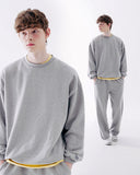 ダブルユーブイプロジェクト(WV PROJECT) Suffled sweatshirt Grey JJMT7468