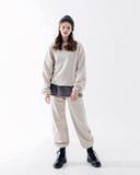 ダブルユーブイプロジェクト(WV PROJECT) Suffled sweatshirt Light Beige JJMT7468