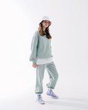 ダブルユーブイプロジェクト(WV PROJECT) Suffled sweatshirt Ash Mint JJMT7468