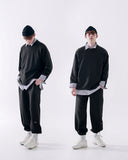 ダブルユーブイプロジェクト(WV PROJECT) Suffled sweatshirt Black JJMT7468